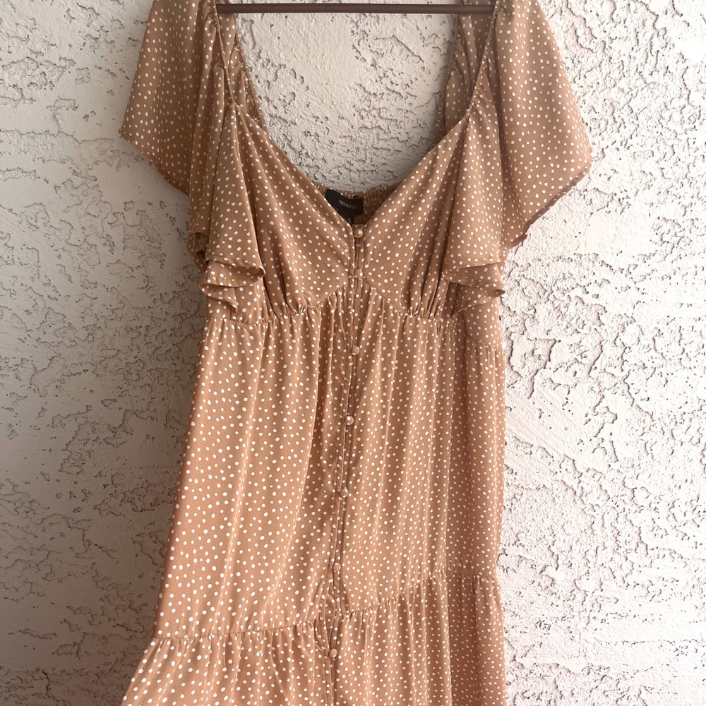 Women’s 2X Forever 21 Maxi Dress Wing Sleeve
